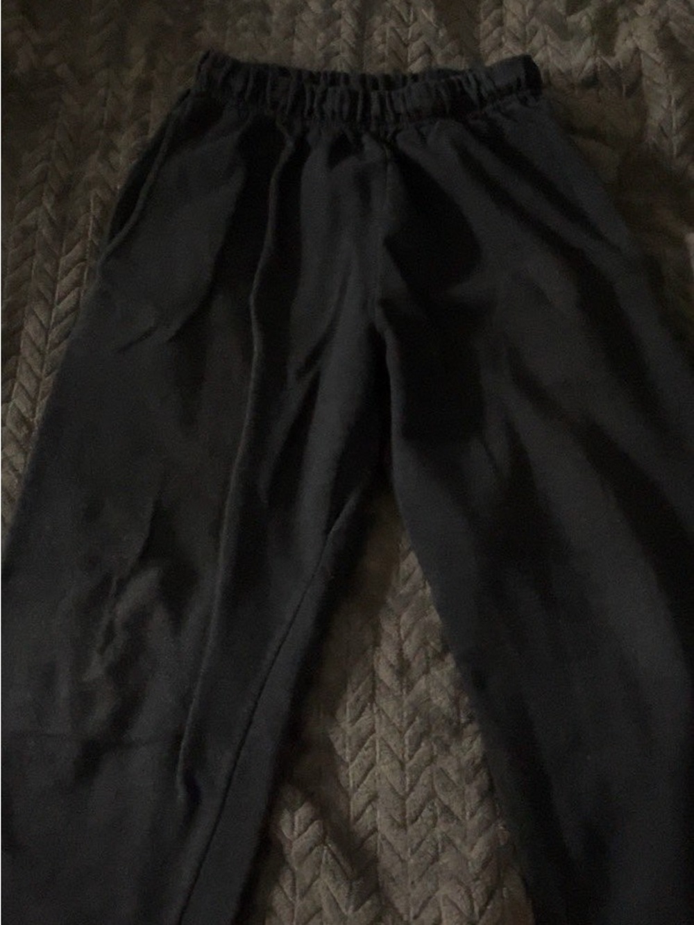 Black Casual Jogger Pants